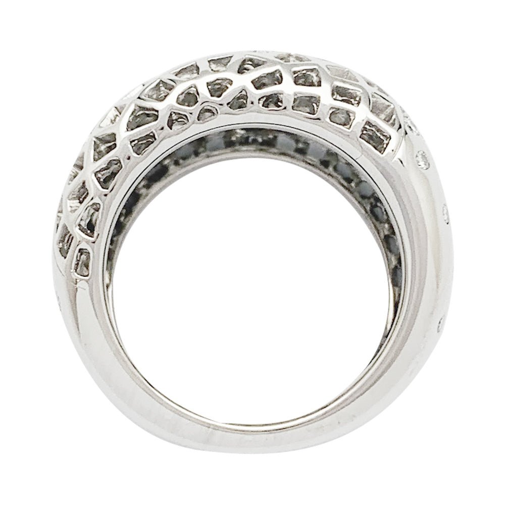 Bague Cartier, "Nouvelle Vague Paris", or blanc - Castafiore