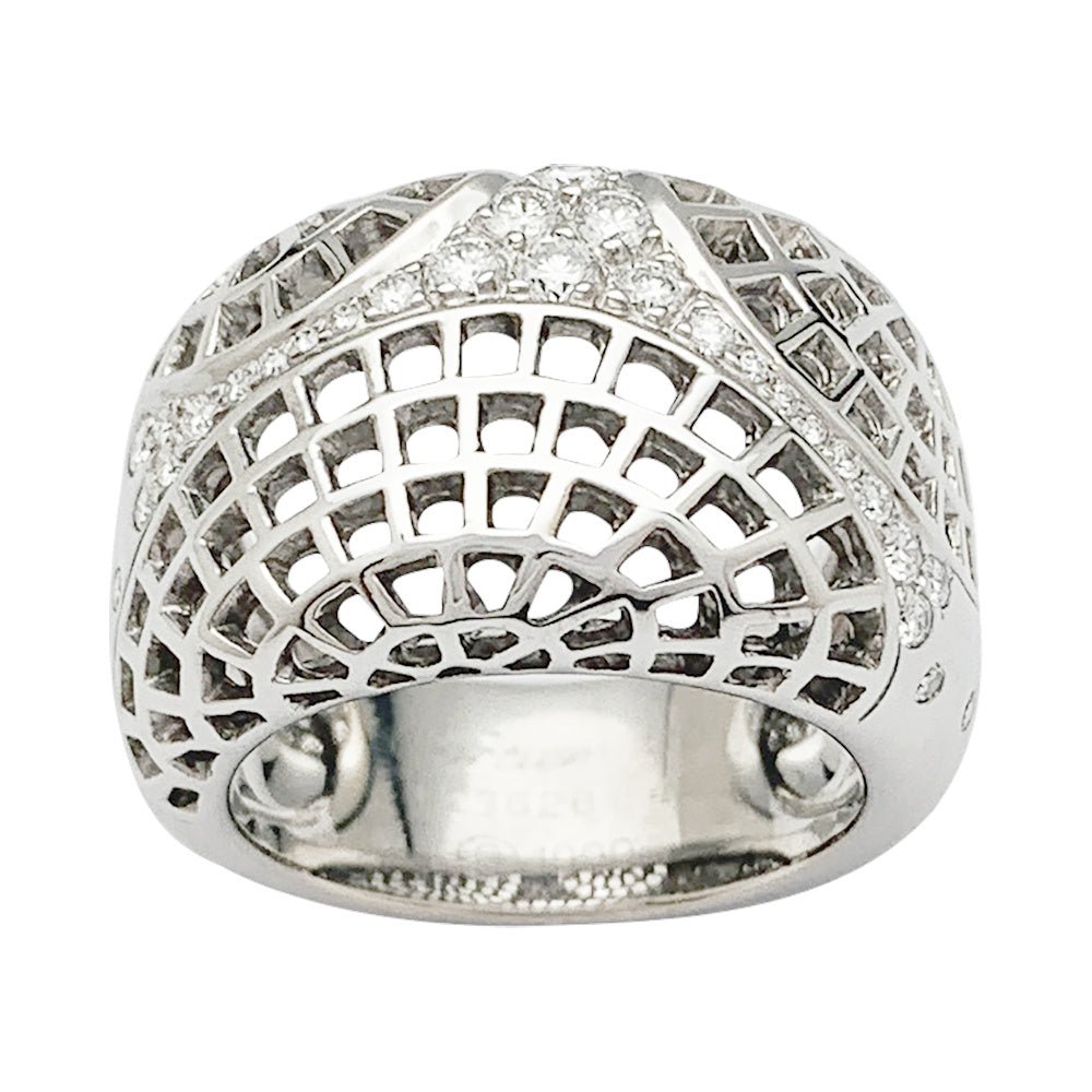 Bague Cartier, "Nouvelle Vague Paris", or blanc - Castafiore