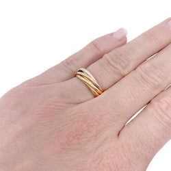 Bague Cartier, "Semainier", trois ors - Castafiore