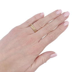 Bague Cartier, "Semainier", trois ors - Castafiore