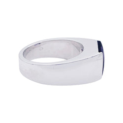 Bague Cartier, "Tank", or blanc, améthyste. - Castafiore