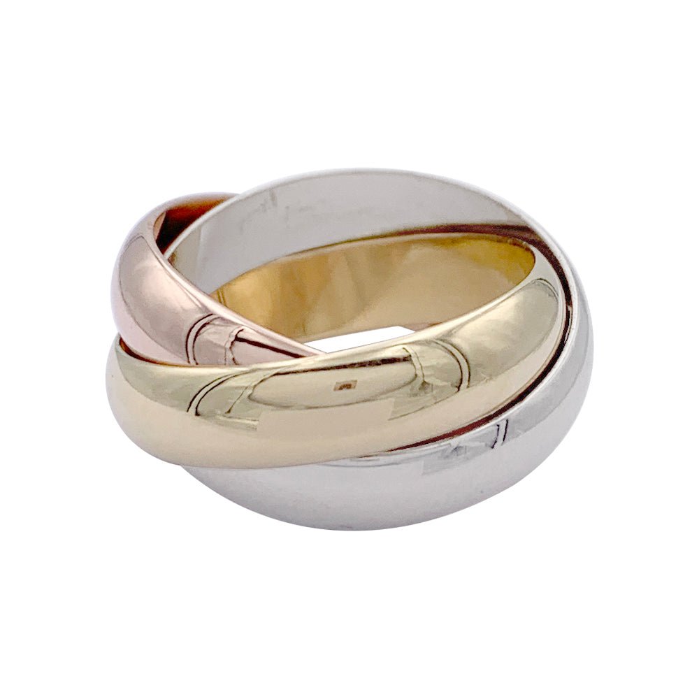 Bague Cartier "Trinity" 3 ors, grand modèle. - Castafiore