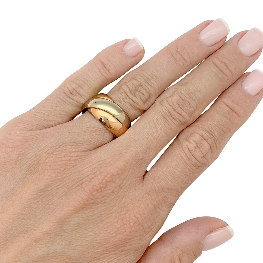 Bague Cartier "Trinity" 3 ors, grand modèle - Castafiore