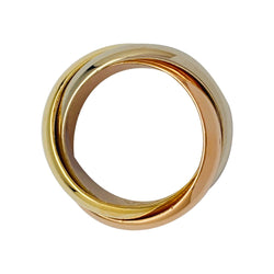Bague Cartier "Trinity" 3 ors, grand modèle - Castafiore