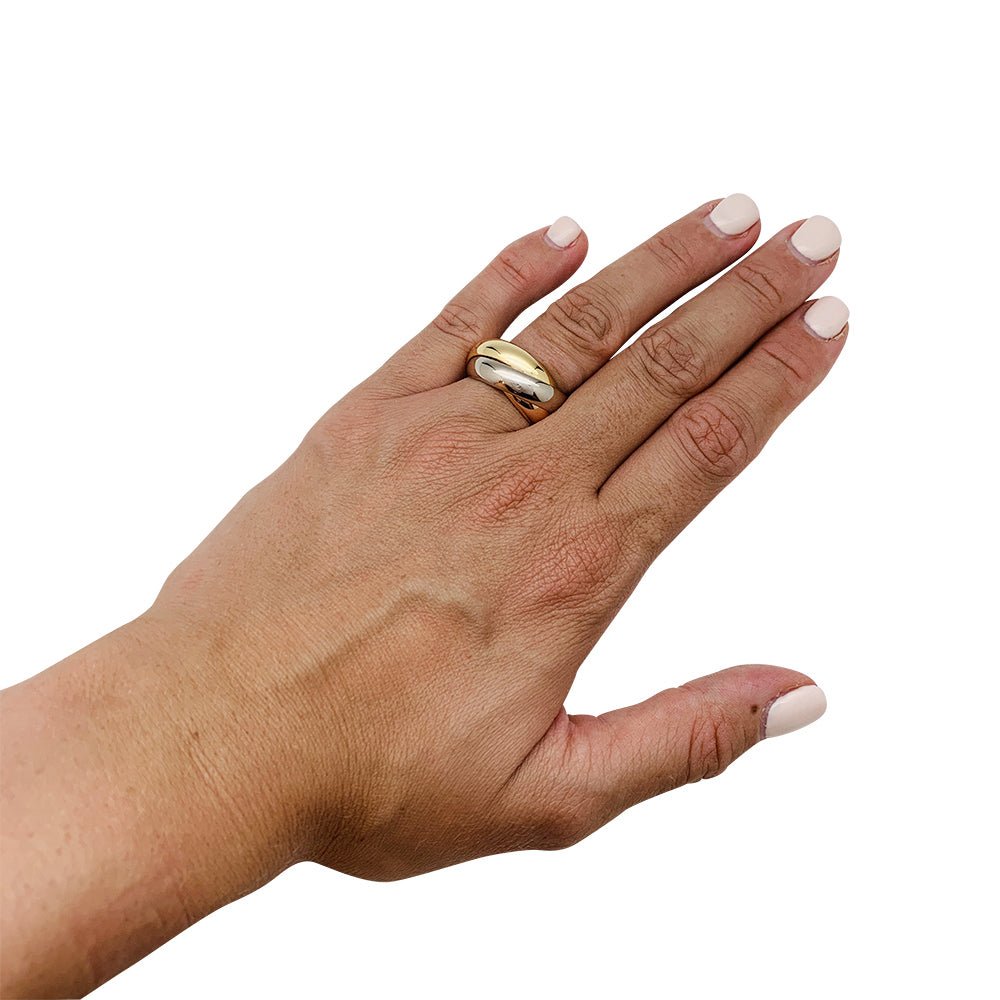 Bague Cartier "Trinity" 3 ors, grand modèle - Castafiore