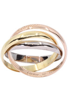 Bague CARTIER "Trinity , en or - Castafiore