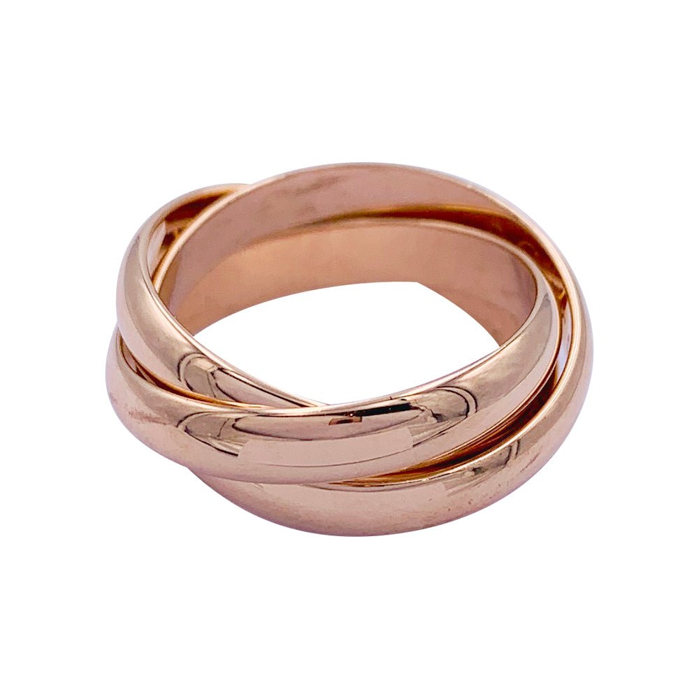 Bague Cartier, "Trinity", or rose - Castafiore