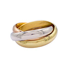 Bague Cartier, Trinity", trois ors - Castafiore