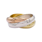 Bague Cartier, Trinity", trois ors - Castafiore