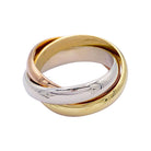 Bague Cartier, Trinity", trois ors - Castafiore