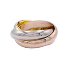 Bague Cartier, Trinity", trois ors - Castafiore