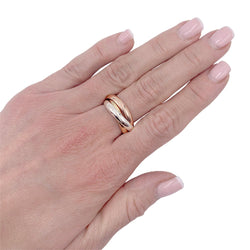 Bague CARTIER, "Trinity", trois ors. - Castafiore