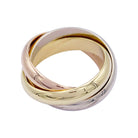 Bague Cartier, Trinity", trois ors - Castafiore