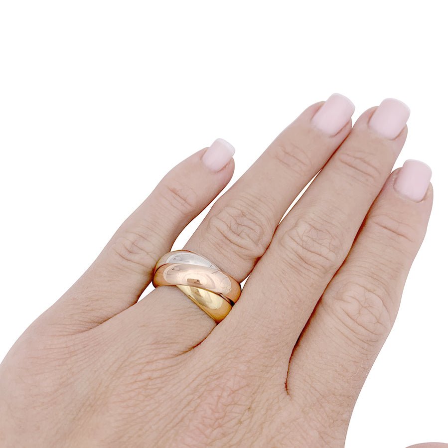 Bague CARTIER "Trinity" trois ors - Castafiore