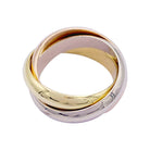 Bague Cartier, Trinity", trois ors - Castafiore