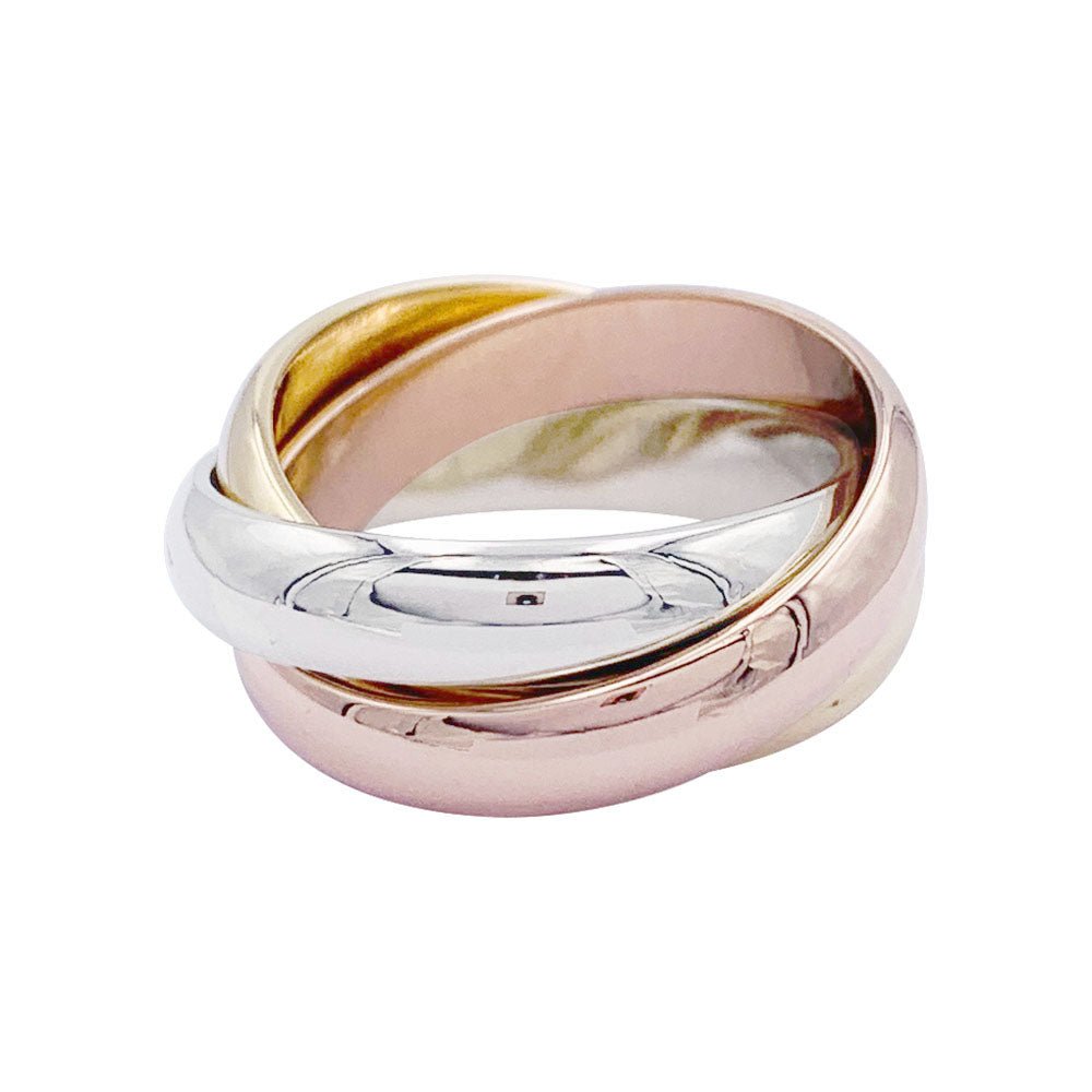Bague Cartier, Trinity", trois ors - Castafiore