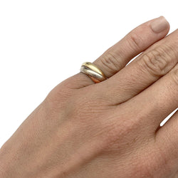 Bague Cartier, Trinity", trois ors - Castafiore