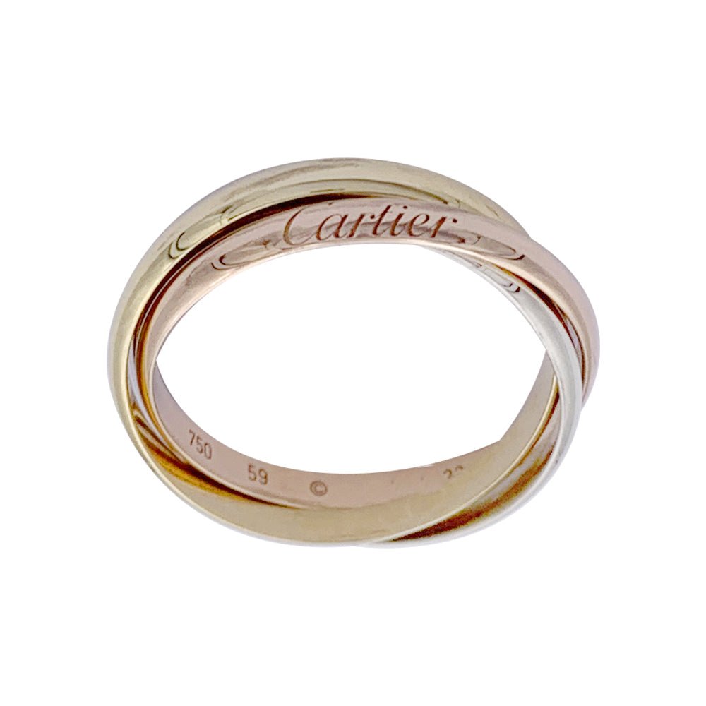 Bague Cartier, "Trinity", trois ors, petit modèle - Castafiore