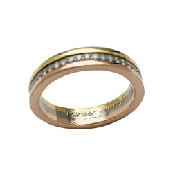 Bague CARTIER "Vendôme Louis Cartier" 3 ors et diamants - Castafiore