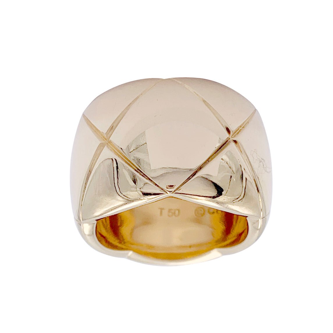 Bague CHANEL "Coco Crush" en or jaune - Castafiore