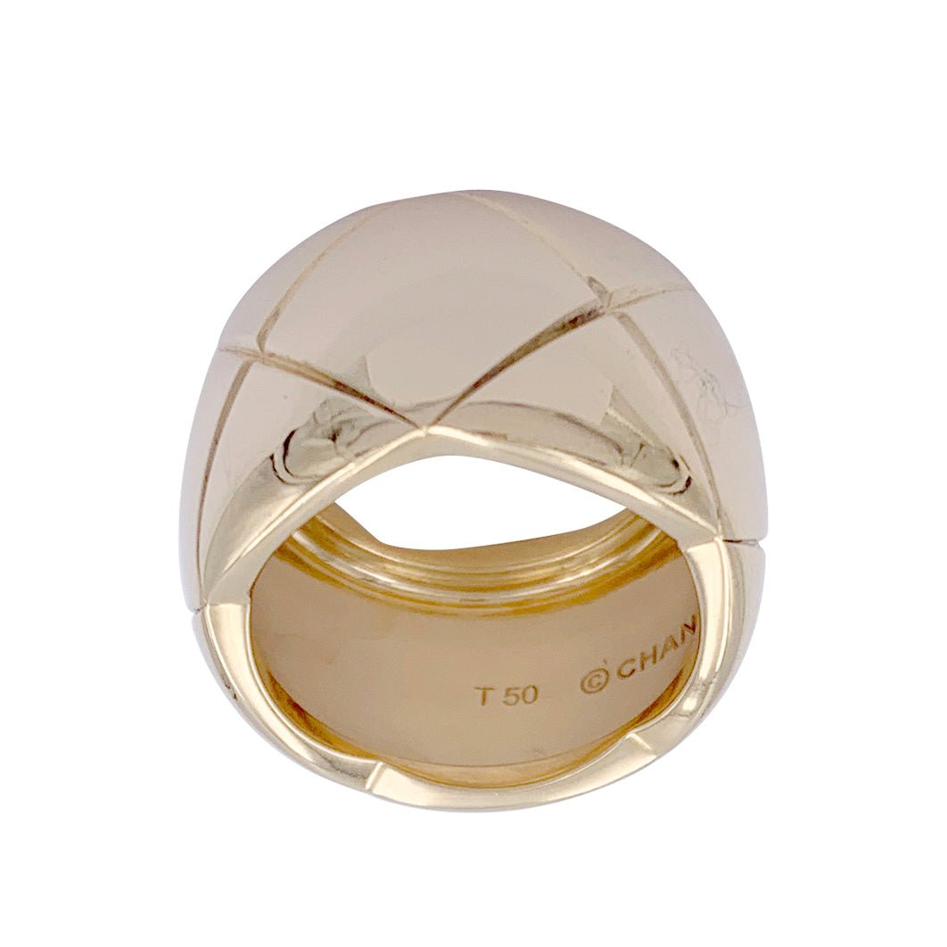 Bague CHANEL "Coco Crush" en or jaune - Castafiore