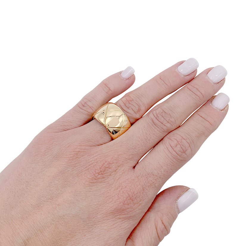 Bague CHANEL "Coco Crush" en or jaune - Castafiore