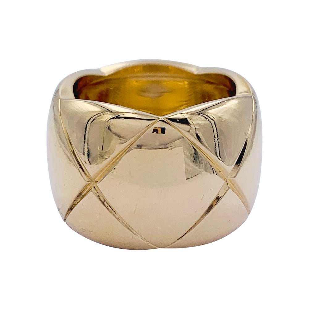 Bague CHANEL "Coco Crush" en or jaune - Castafiore