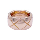 Bague Chanel, "Coco Crush", en or rose. - Castafiore