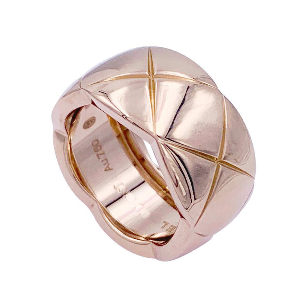 Bague Chanel, "Coco Crush", en or rose. - Castafiore
