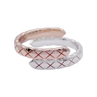 Bague CHANEL "Coco Crush Toi et Moi" en or blanc, or rose et diamants - Castafiore