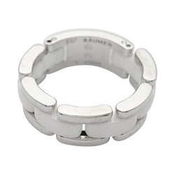 Bague Chanel, "Ultra", or blanc, céramique - Castafiore