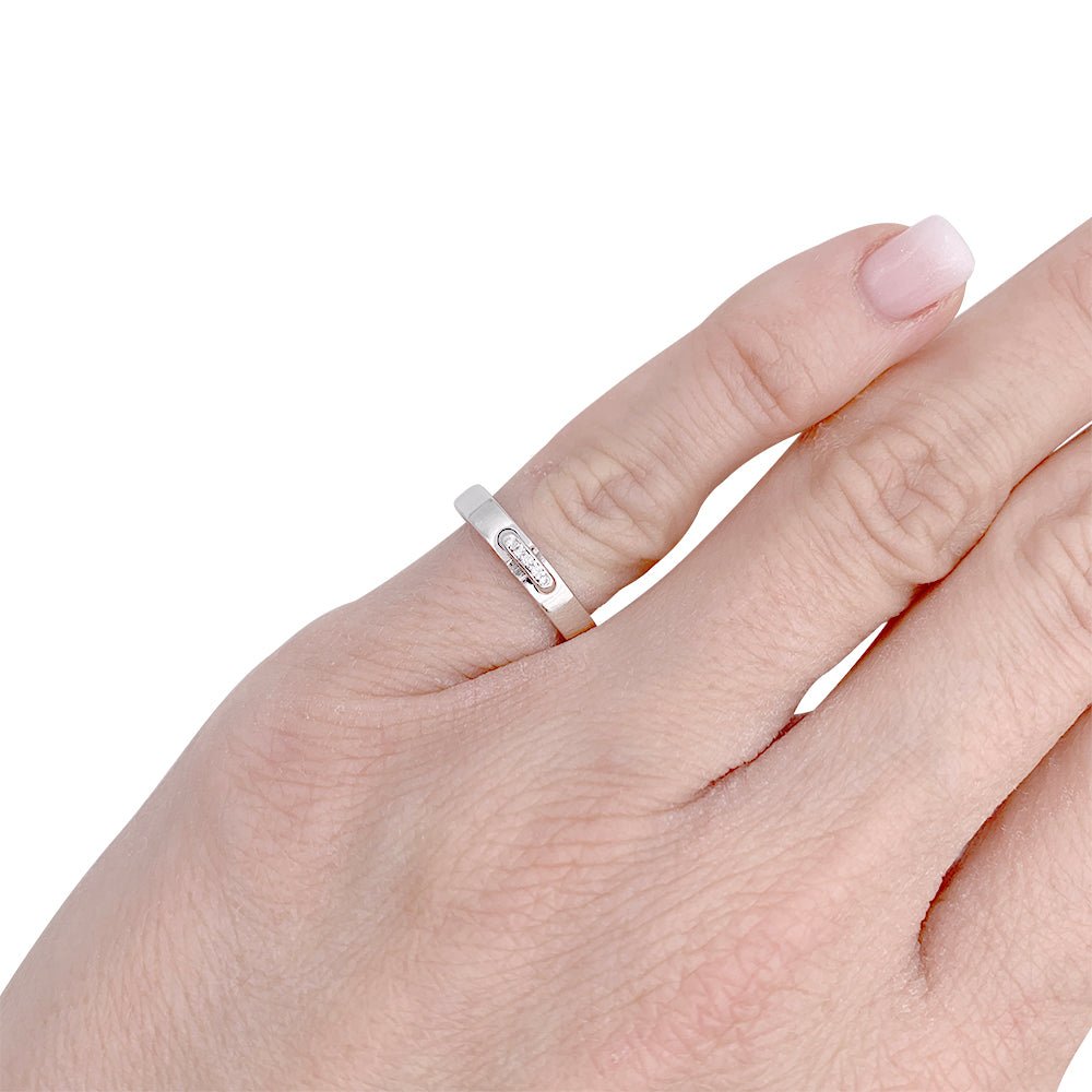 Chaumet ring, “Alliance Liens Evidence”, platinum, diamonds