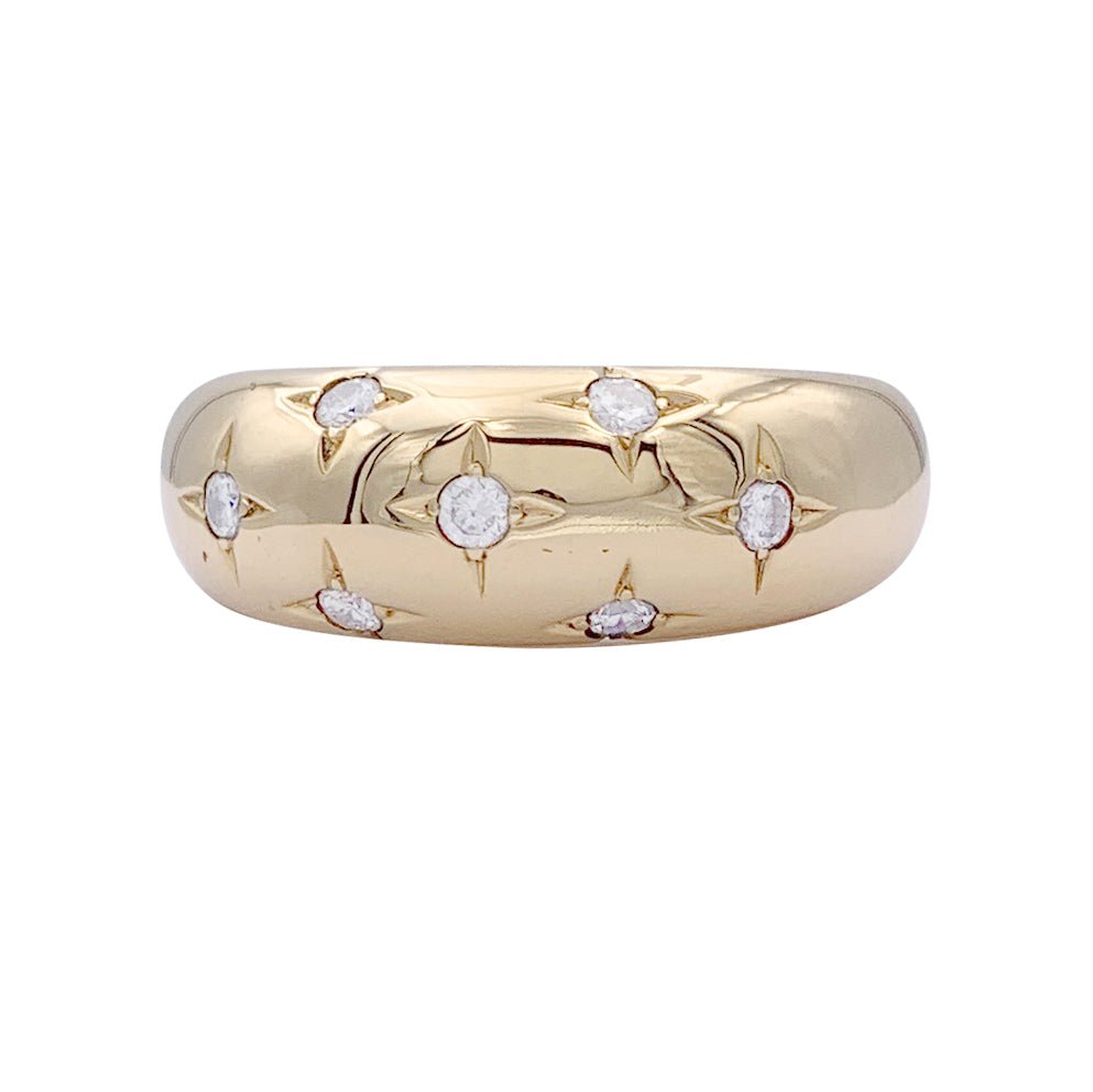 Bague Chaumet, "Anneau", en or jaune, diamants. - Castafiore