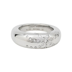Bague Chaumet, "Anneau Feux d'Artifices", or blanc, diamants - Castafiore