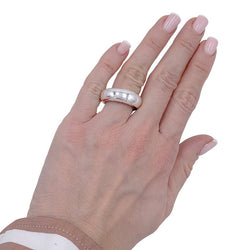 Bague Chaumet, "Anneau", or blanc - Castafiore