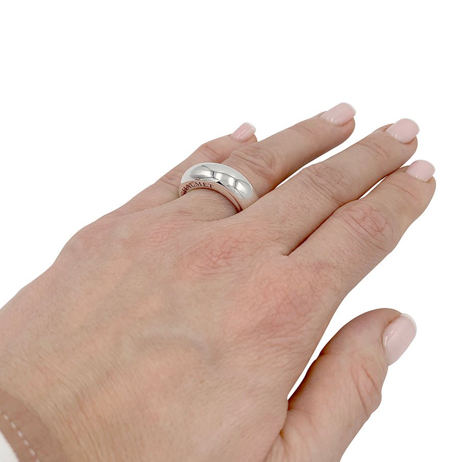 Bague Chaumet, "Anneau", or blanc - Castafiore