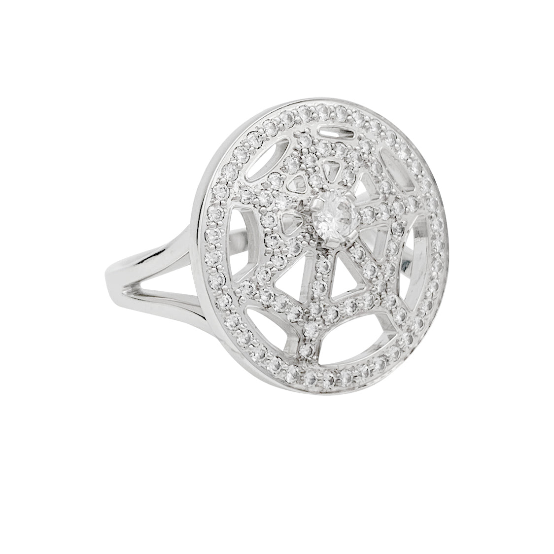 Bague CHAUMET "Attrape-moi" en or blanc et diamants - Castafiore