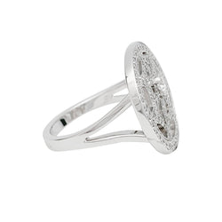 Bague CHAUMET "Attrape-moi" en or blanc et diamants - Castafiore