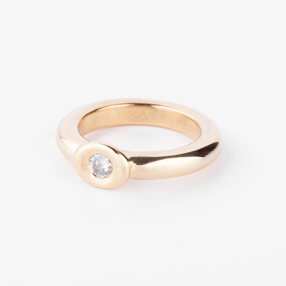 Bague CHAUMET en or jaune et diamant - Castafiore