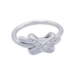 Bague CHAUMET "Jeux de Liens" en or blanc et diamants - Castafiore
