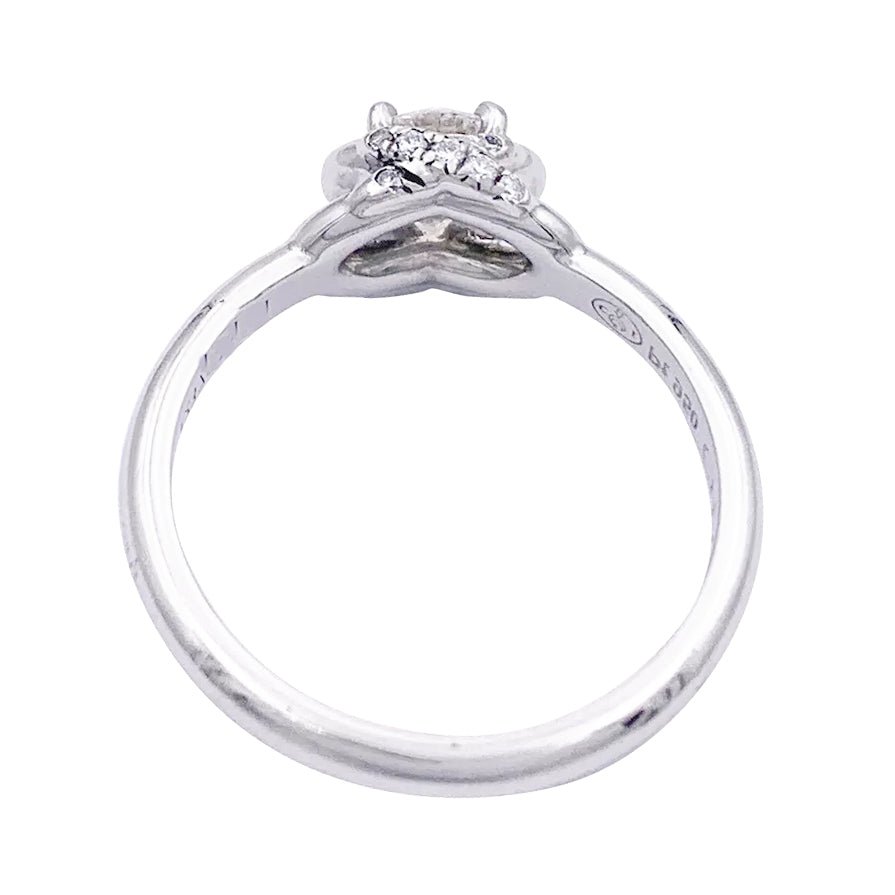 Bague Chaumet, "Liens d'Amour", platine, diamants. - Castafiore