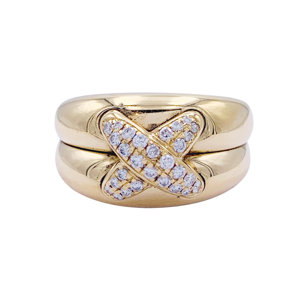 Bague Chaumet, "Liens", or jaune et diamants - Castafiore