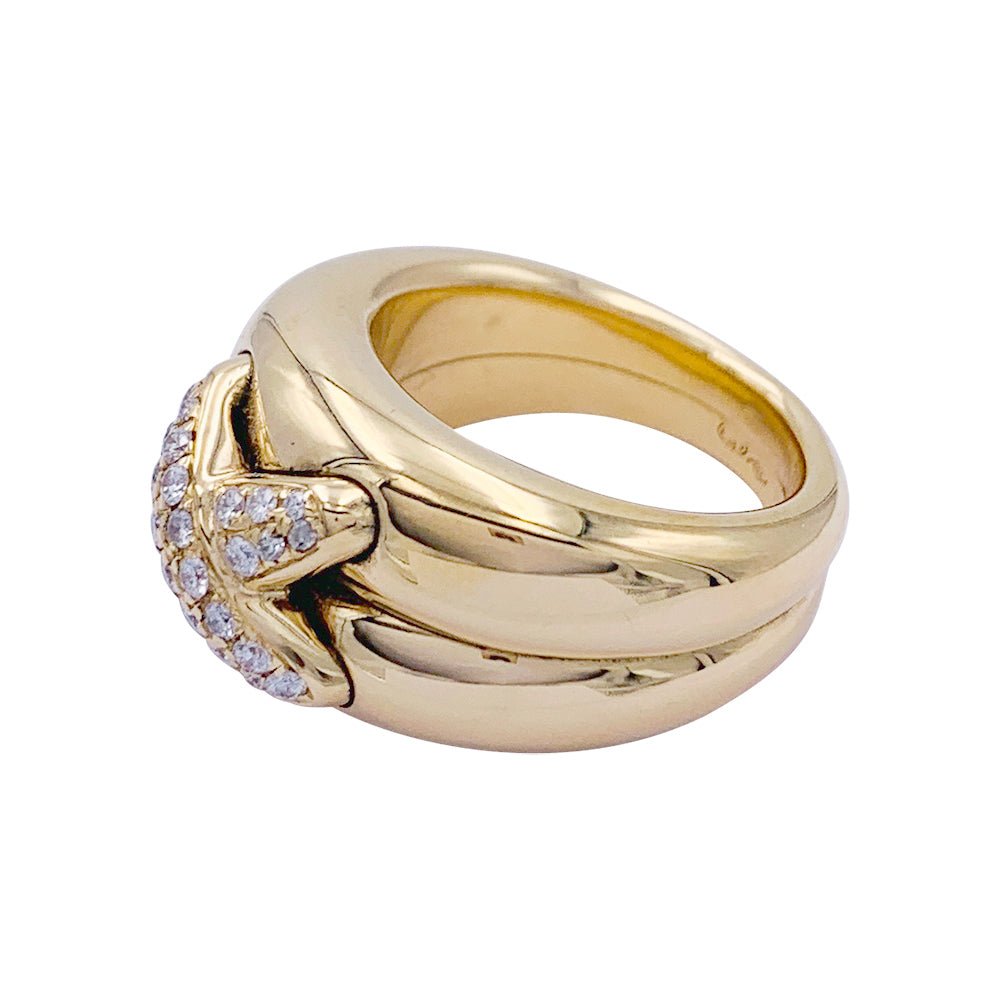 Bague Chaumet, "Liens", or jaune et diamants - Castafiore