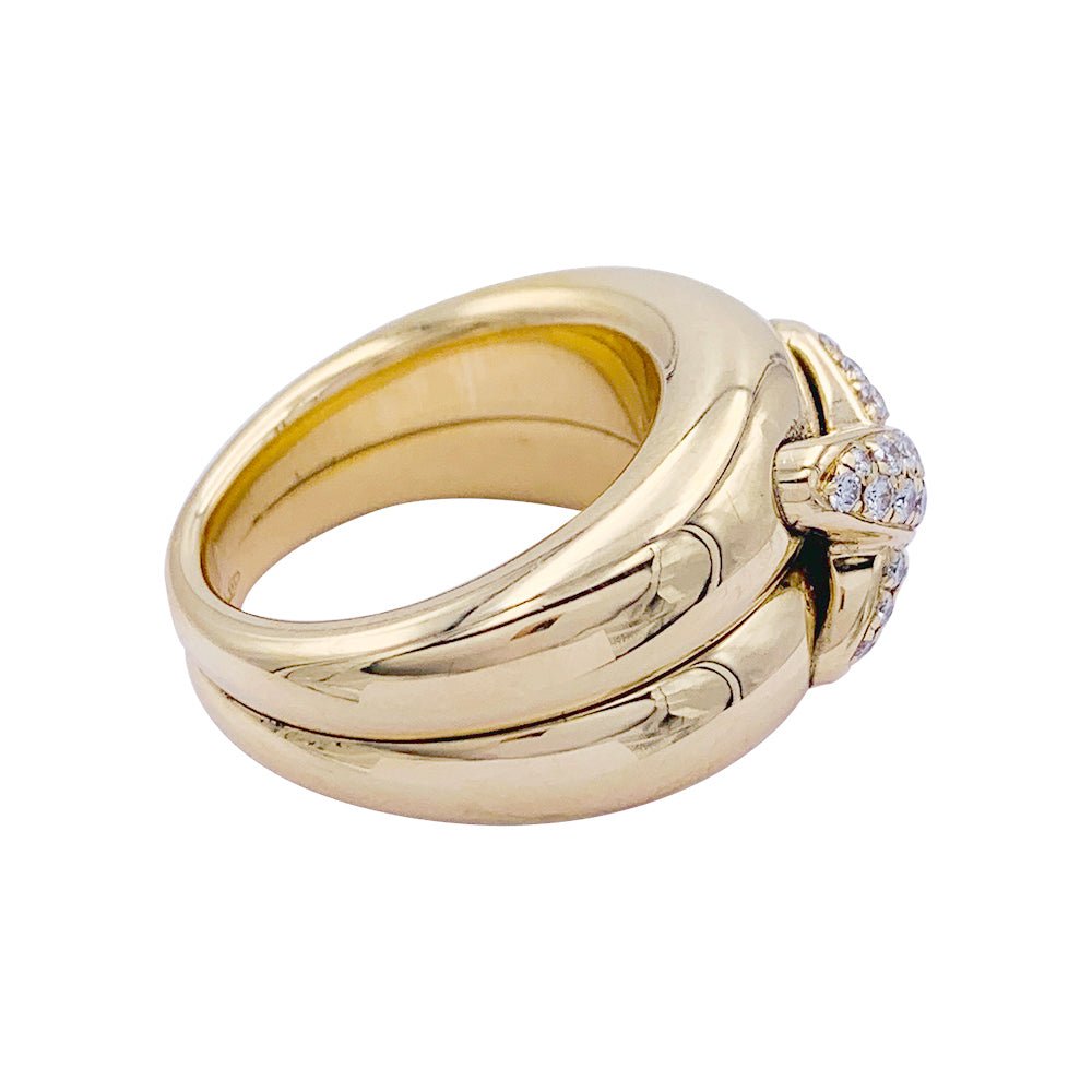 Bague Chaumet, "Liens", or jaune et diamants - Castafiore