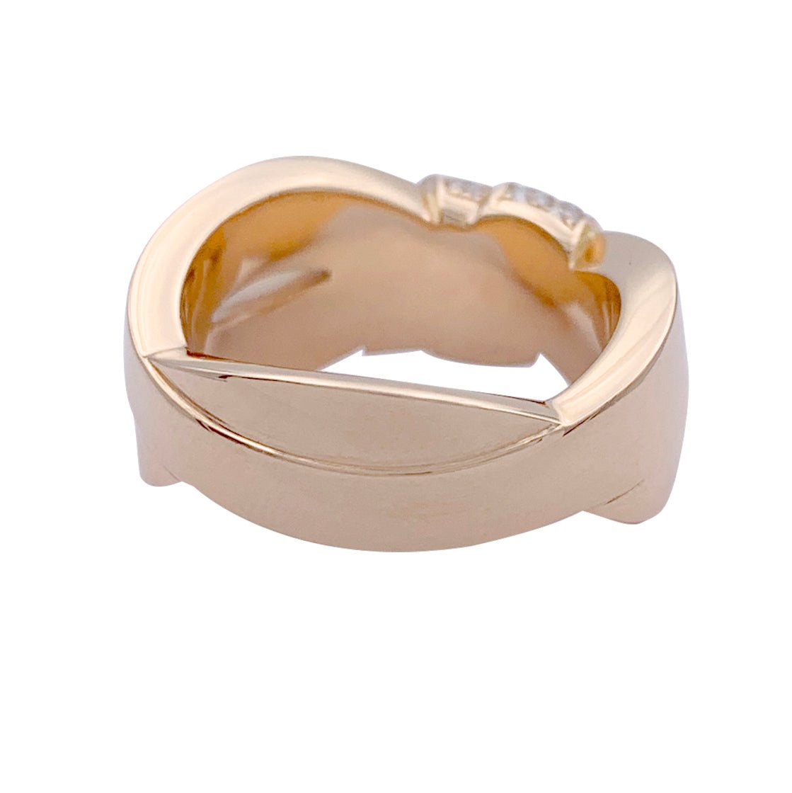 Bague CHAUMET "Liens Séduction" en or rose et diamants - Castafiore