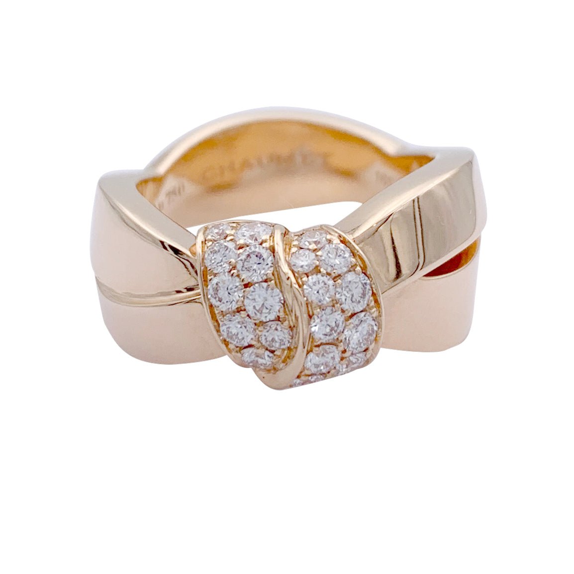 Bague CHAUMET "Liens Séduction" en or rose et diamants - Castafiore