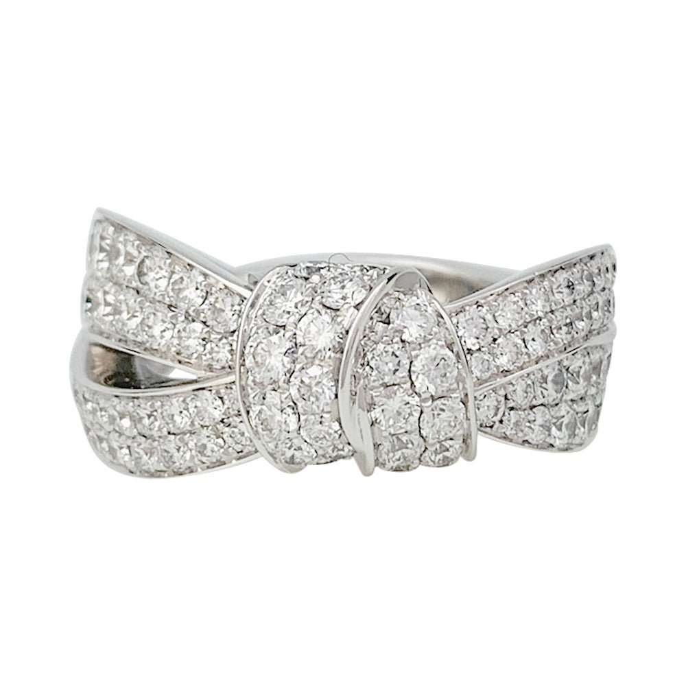 Bague Chaumet, "Liens Séduction", or blanc et diamants - Castafiore