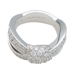Bague Chaumet, "Liens Séduction", or blanc et diamants - Castafiore