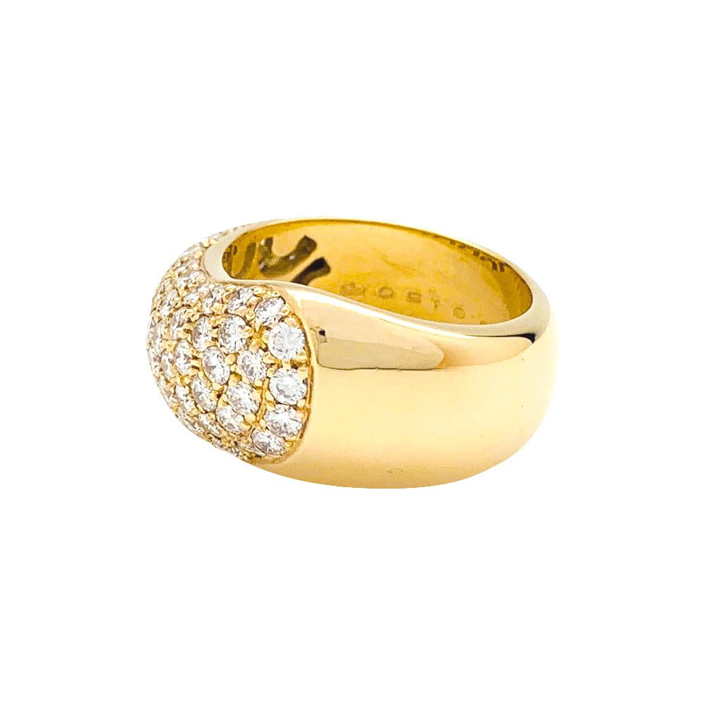 Bague CHAUMET, modèle "Hommage à Venise", en or jaune et diamants - Castafiore