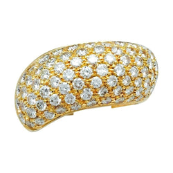 Bague CHAUMET, modèle "Hommage à Venise", en or jaune et diamants - Castafiore